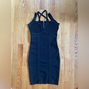 Guess Black Bandage Dress